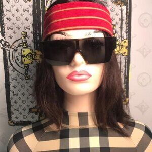 New Authentic Burberry B-4291 Shield Sunglasses – Dark Havana / Dark Grey, Unise